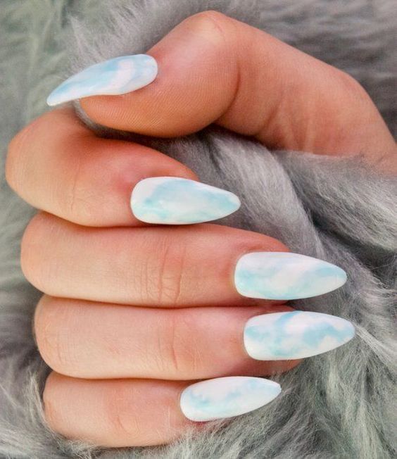 28 Smoke Nail Art Designs and Ideas