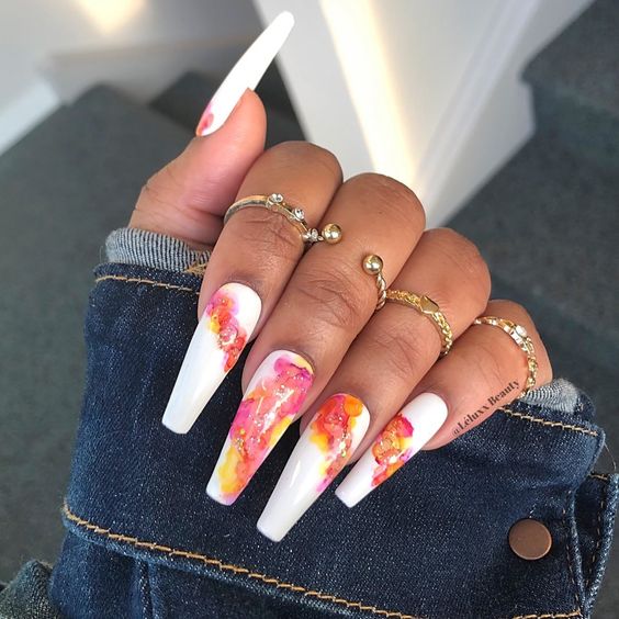 28 Smoke Nail Art Designs and Ideas