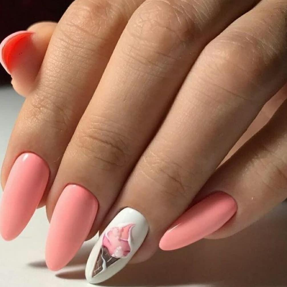 30 Cool Ice Cream Nail Designs For Summer