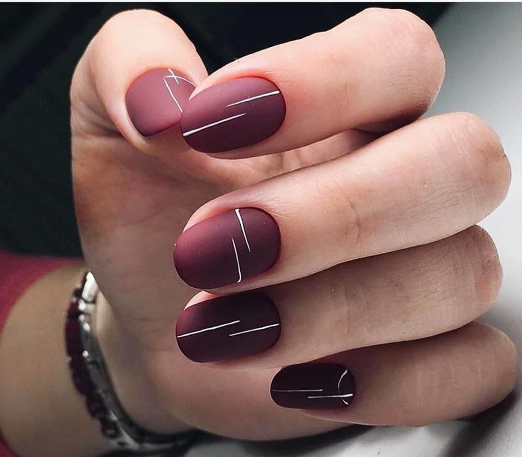 30 Easy and Beautiful Line Nail Art Designs