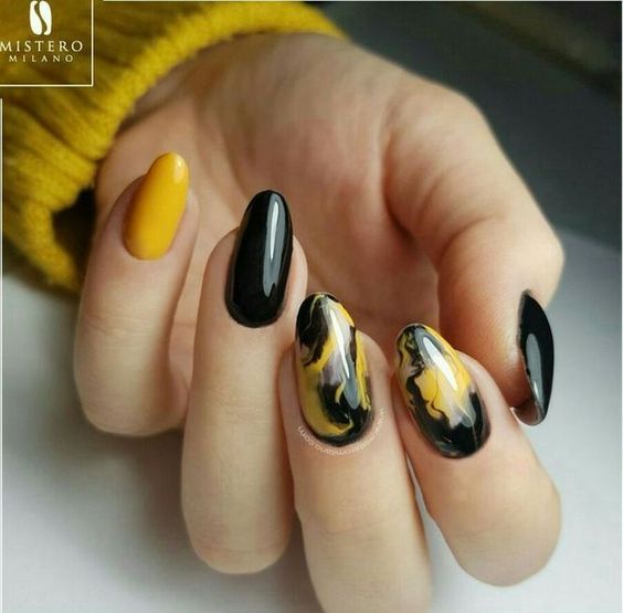 28 Smoke Nail Art Designs and Ideas