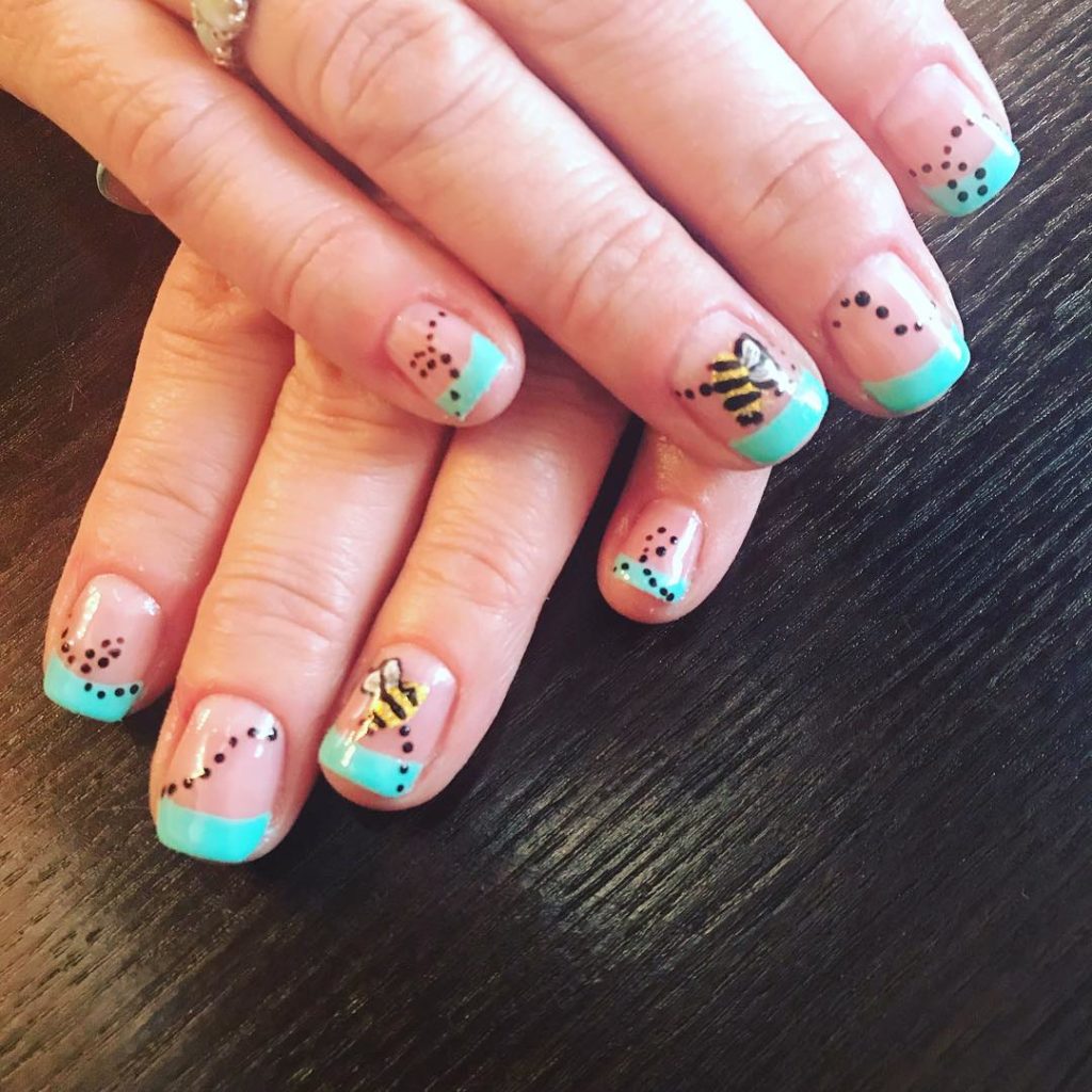 30 Cute Bee Nail Art Designs For Summer