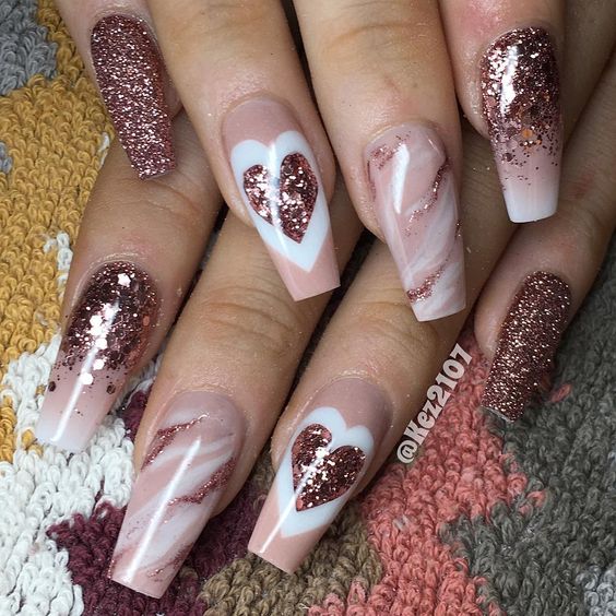 40 Adorable Heart Nail Designs For Valentine's Day