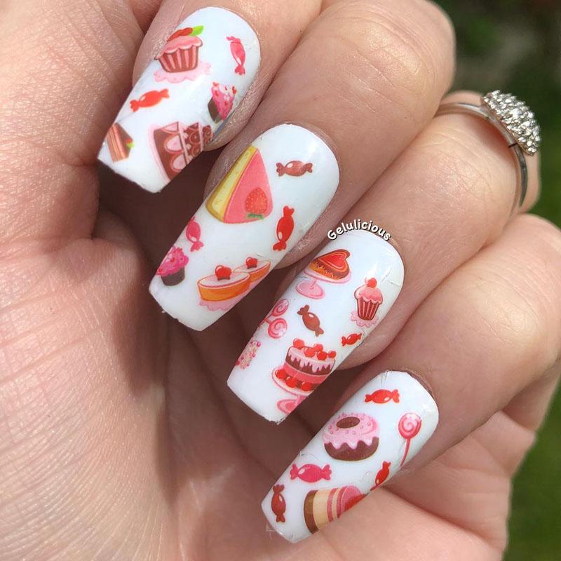 30 Awesome Cake Nail Art Designs