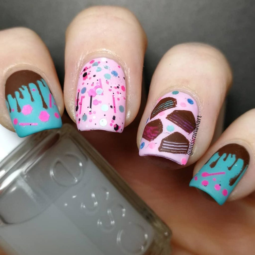 30 Awesome Cake Nail Art Designs