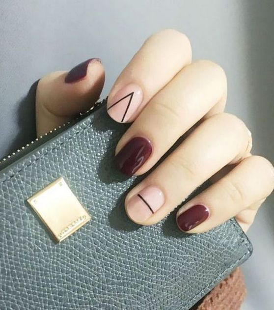 30 Easy and Beautiful Line Nail Art Designs