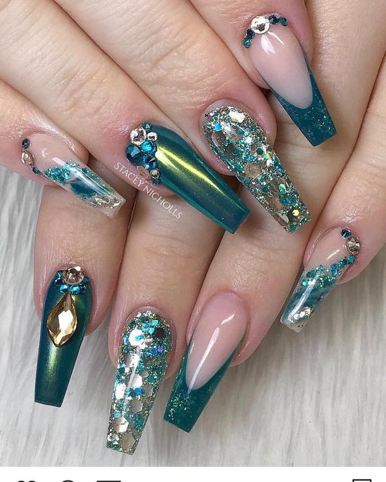 25 Gorgeous Peacock Nail Art Designs