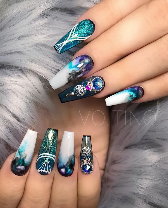 28 Smoke Nail Art Designs and Ideas