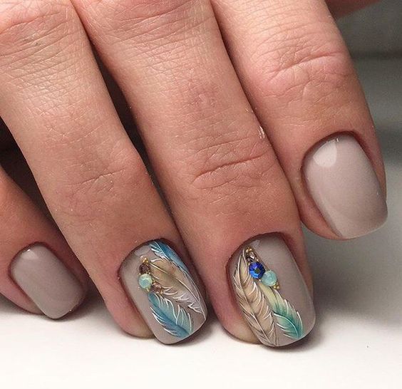 25 Gorgeous Peacock Nail Art Designs