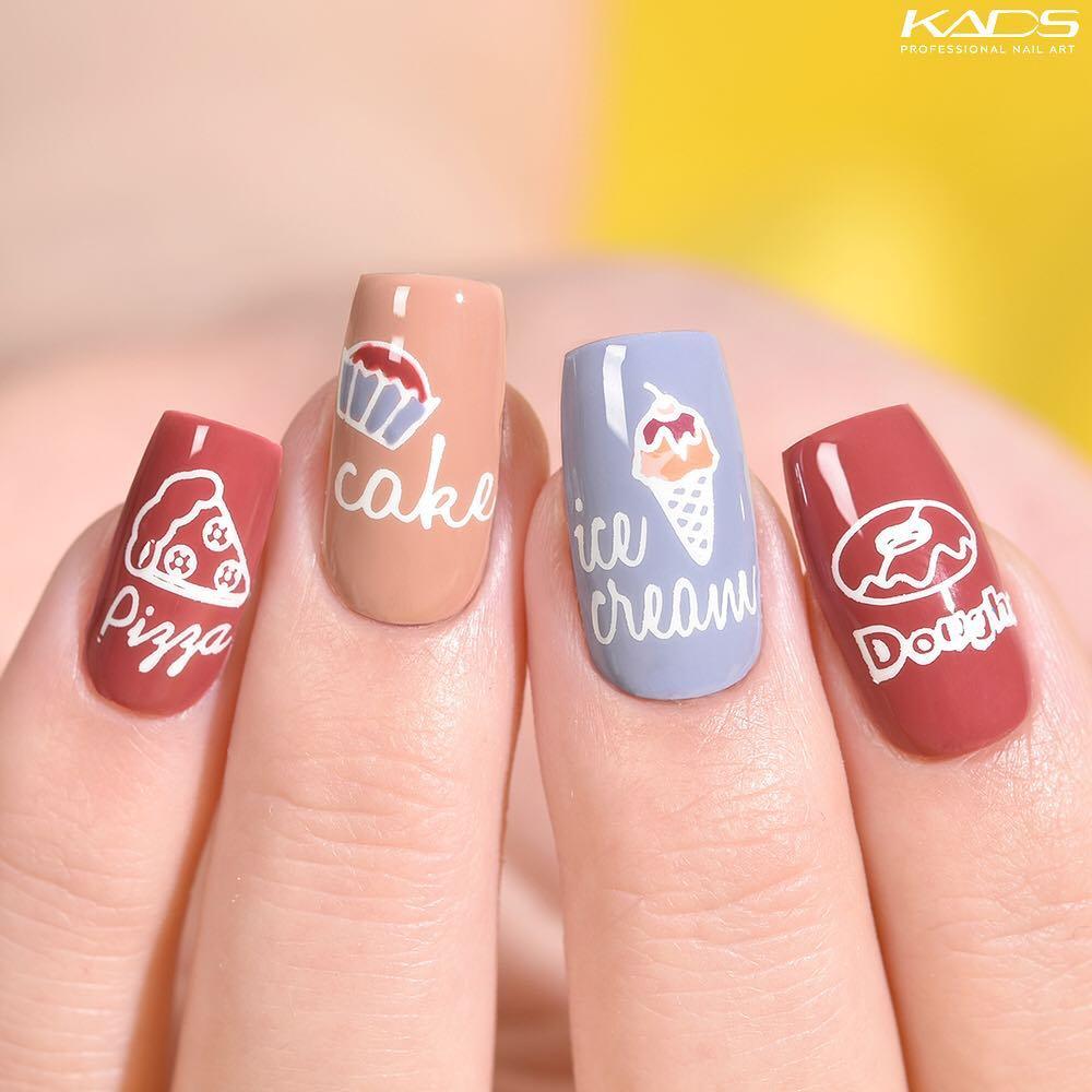 30 Awesome Cake Nail Art Designs