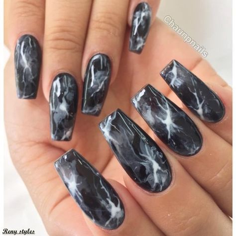 28 Smoke Nail Art Designs and Ideas