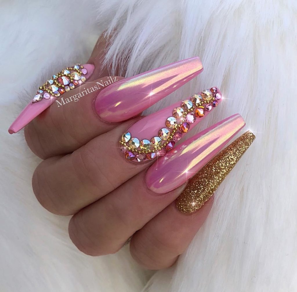 50 Trendy Long Coffin Nail Art Designs