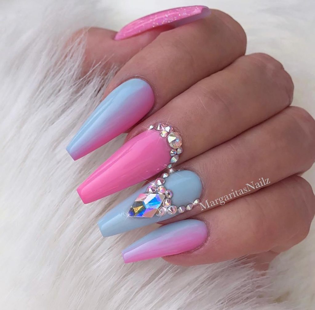 50 Trendy Long Coffin Nail Art Designs