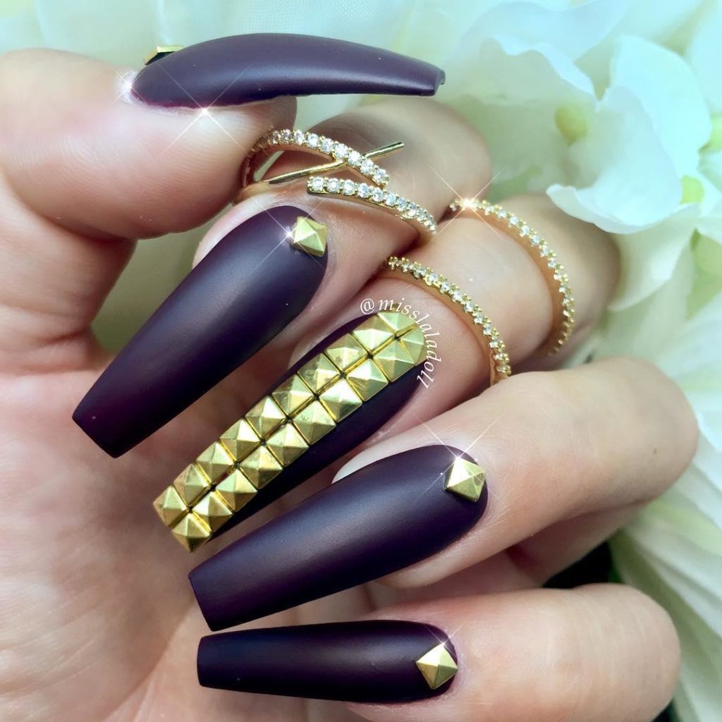 50 Trendy Long Coffin Nail Art Designs