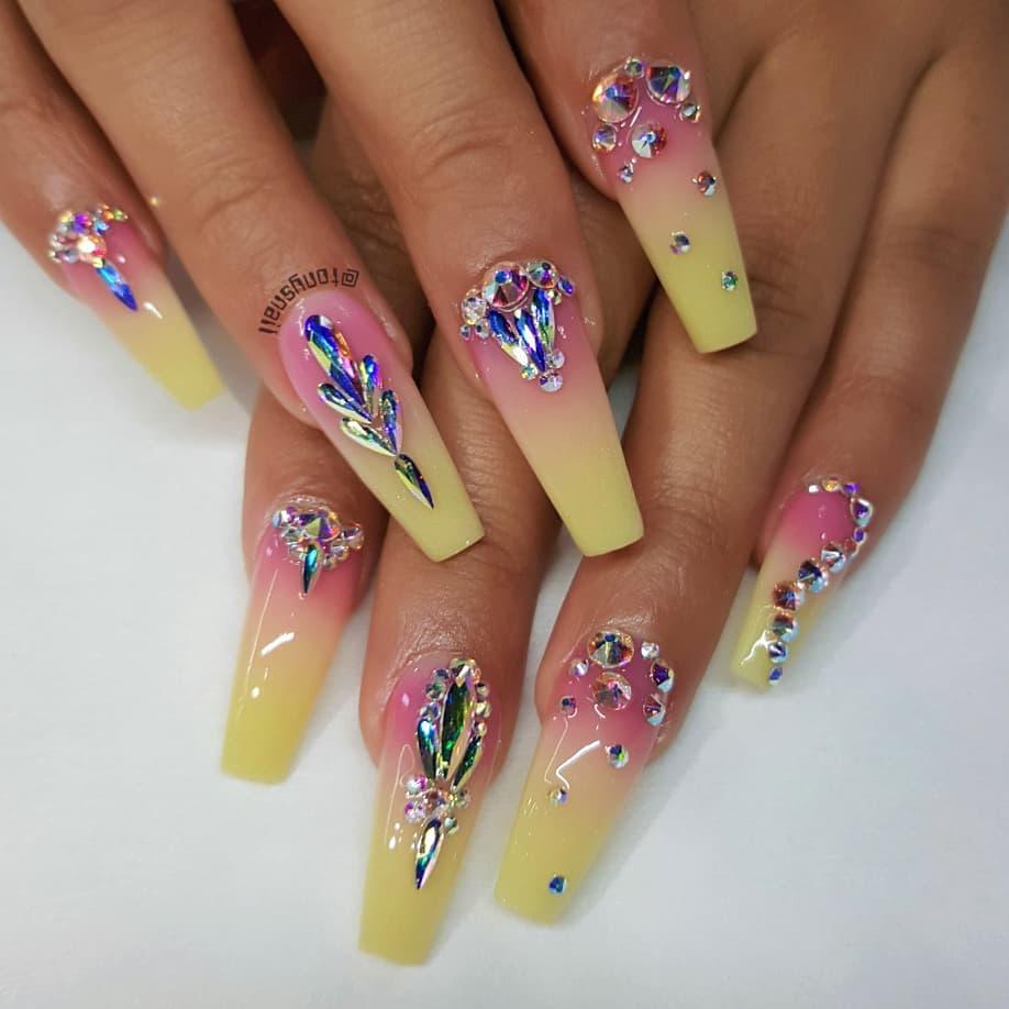 50 Trendy Long Coffin Nail Art Designs