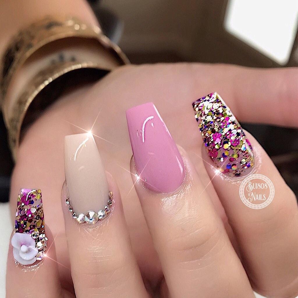 40 Stylish Short Coffin Nail Art Designs