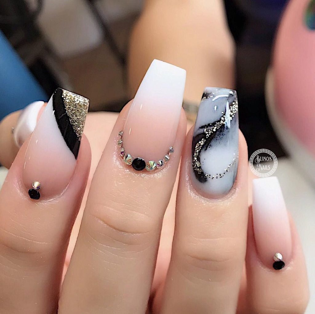 40 Stylish Short Coffin Nail Art Designs