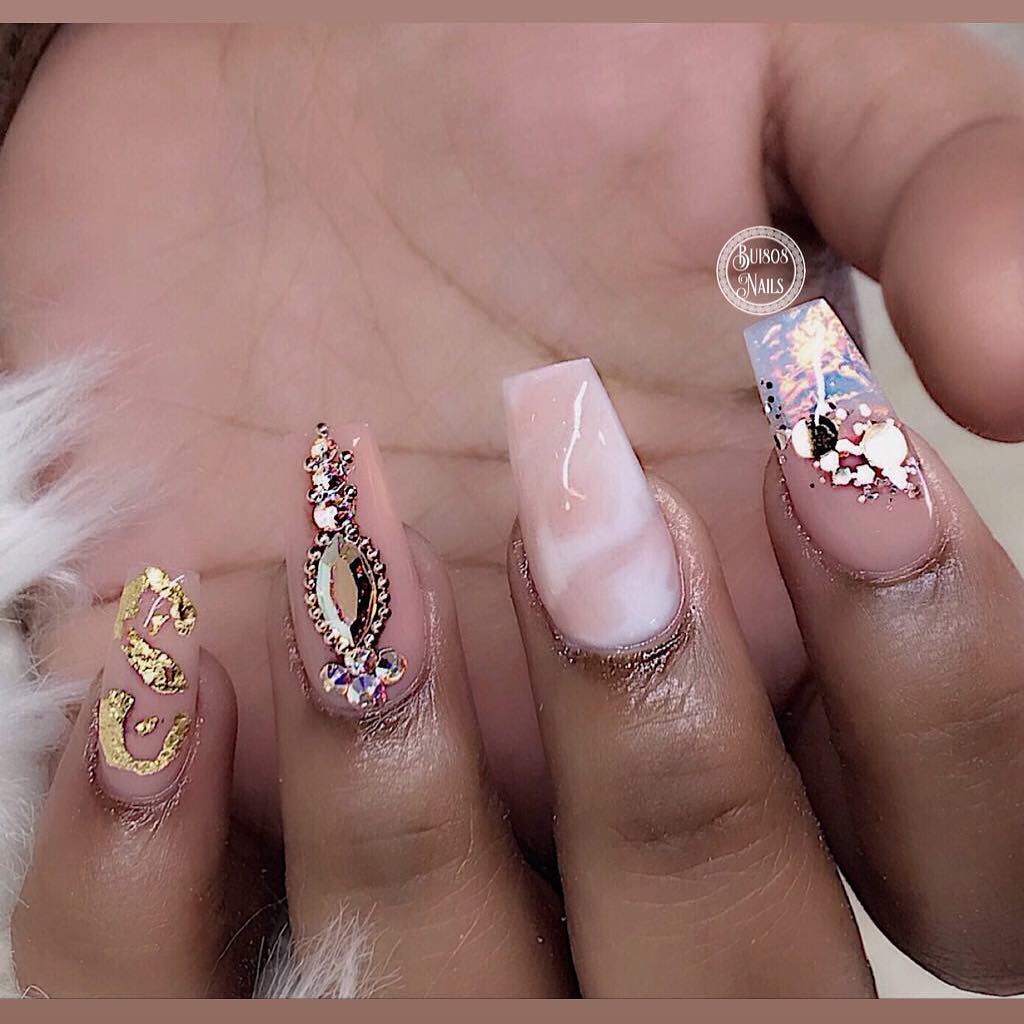 40 Stylish Short Coffin Nail Art Designs