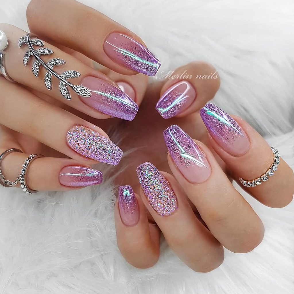 40 Stylish Short Coffin Nail Art Designs