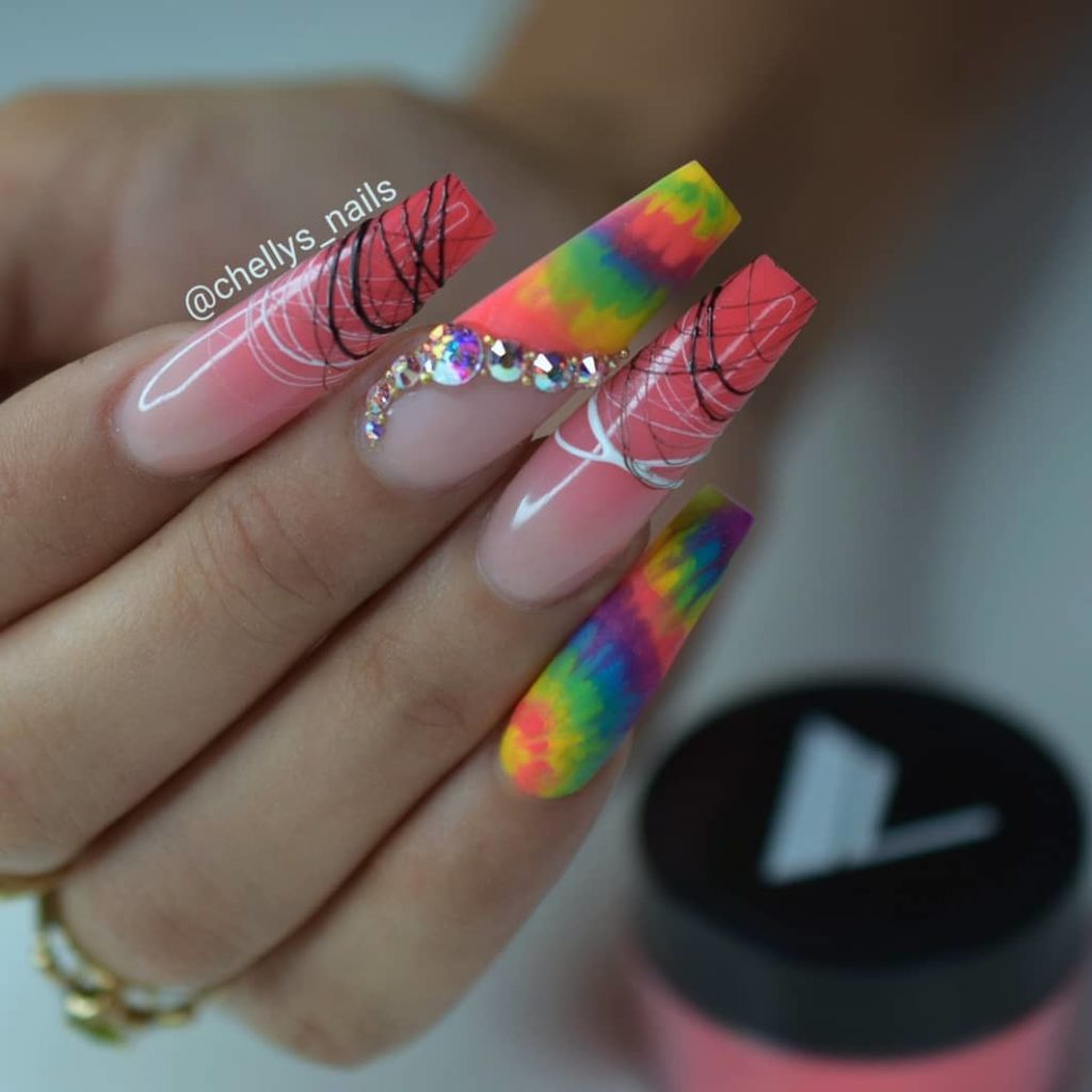 50 Trendy Long Coffin Nail Art Designs