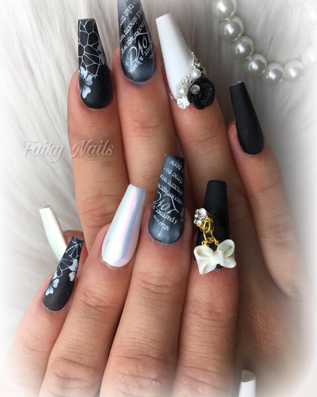 60 Elegant 3D Flower Nail Art Designs