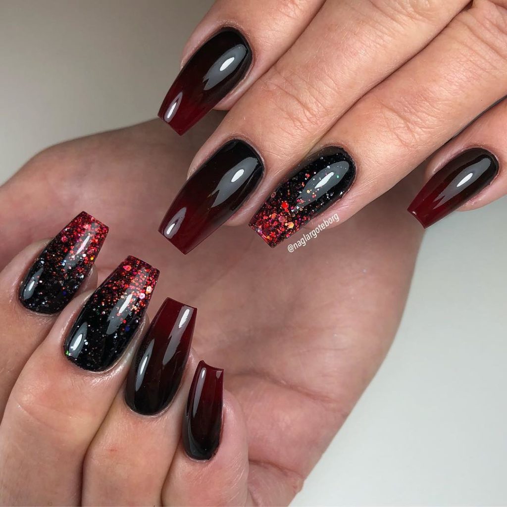 55 Pretty and Awesome Burgundy Nail Art Designs