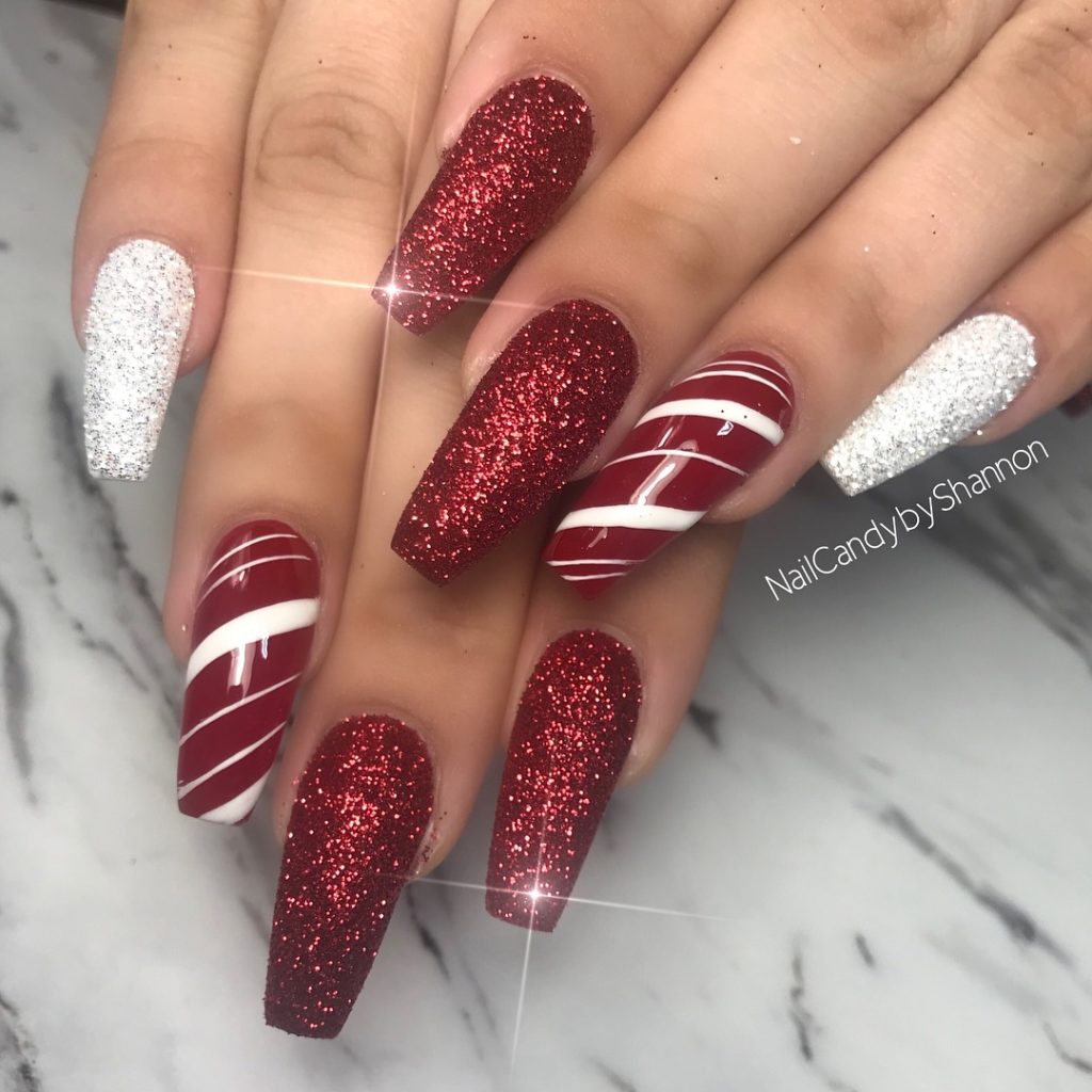 55 Pretty and Awesome Burgundy Nail Art Designs