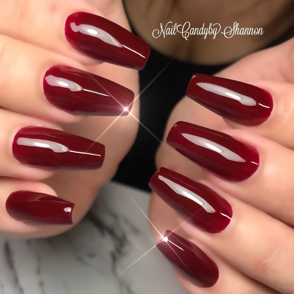 55 Pretty and Awesome Burgundy Nail Art Designs