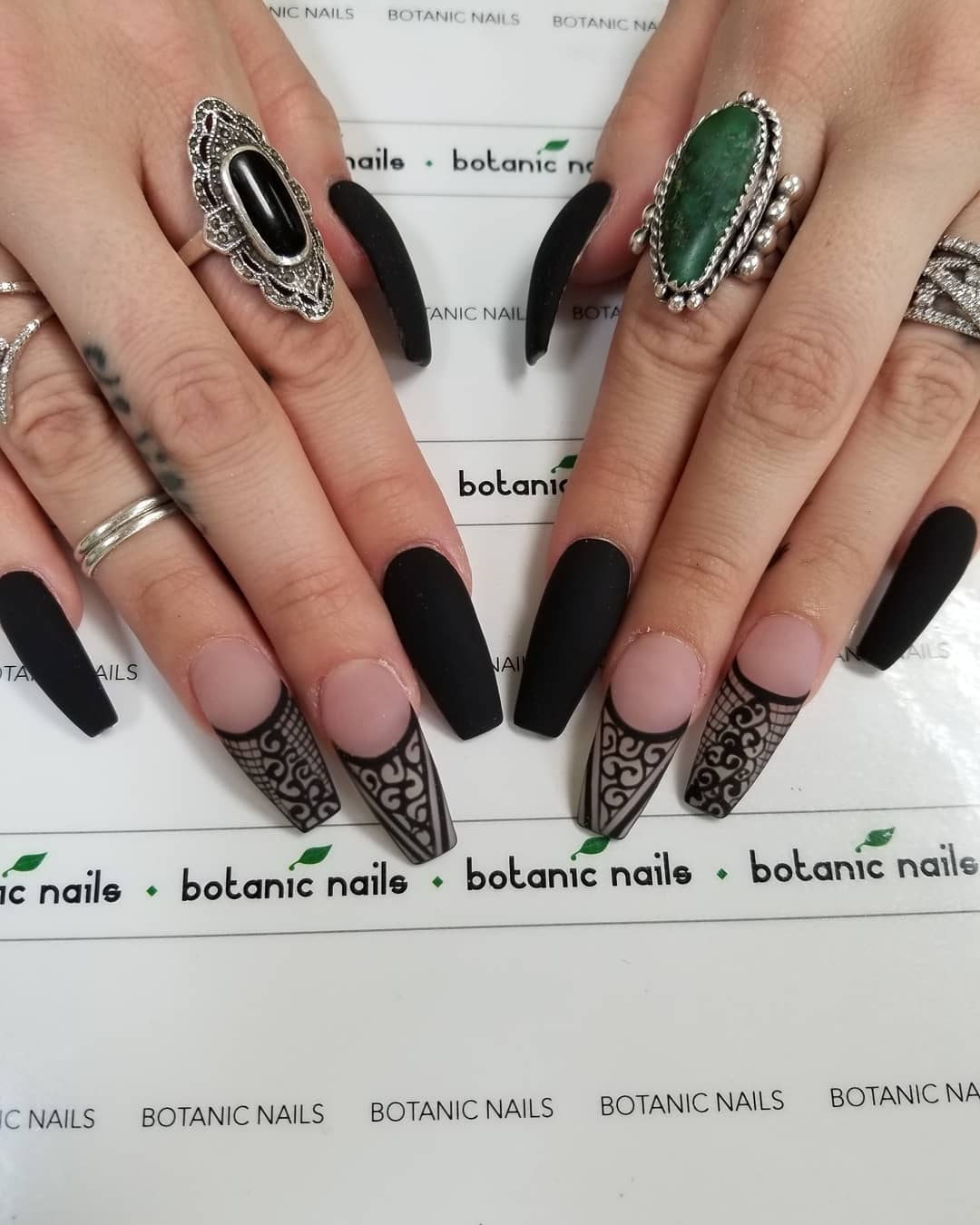 69 Outstanding Matte Coffin Nail Art Designs With Different Colours