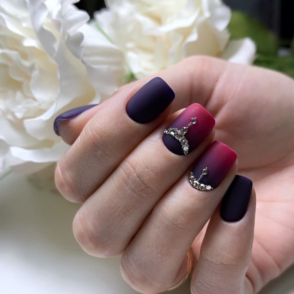 55 Pretty and Awesome Burgundy Nail Art Designs