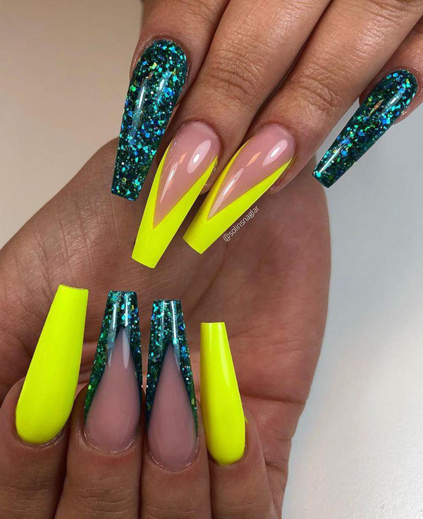 41 Pretty Yellow Nail Art Designs You Can't Miss