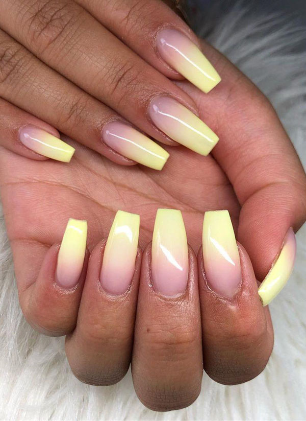 41 Pretty Yellow Nail Art Designs You Can't Miss