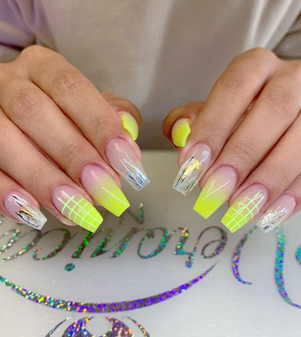 41 Pretty Yellow Nail Art Designs You Can't Miss