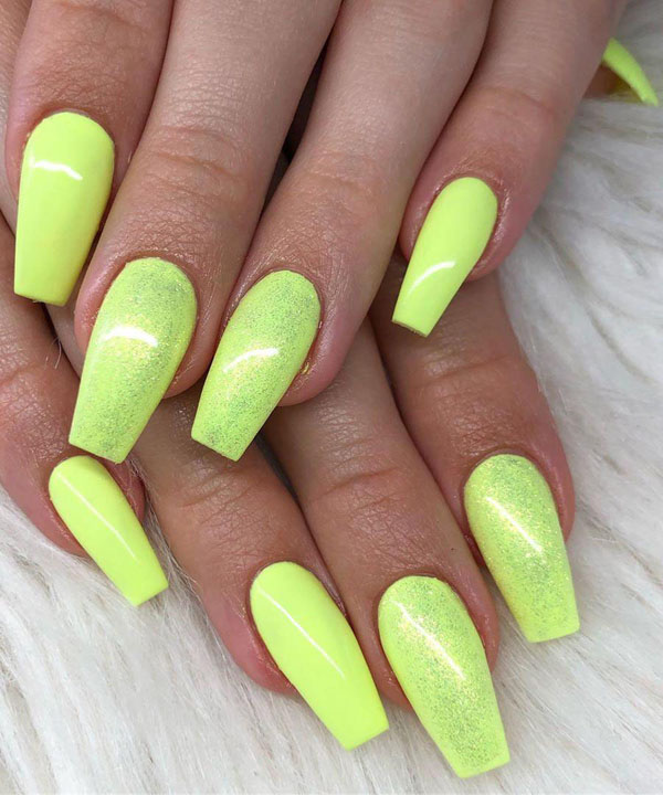 41 Pretty Yellow Nail Art Designs You Can't Miss