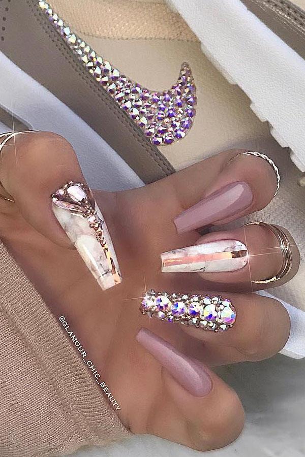 50 Trendy Marble Nail Designs You Must Try