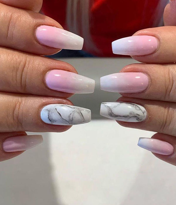 50 Trendy Marble Nail Designs You Must Try