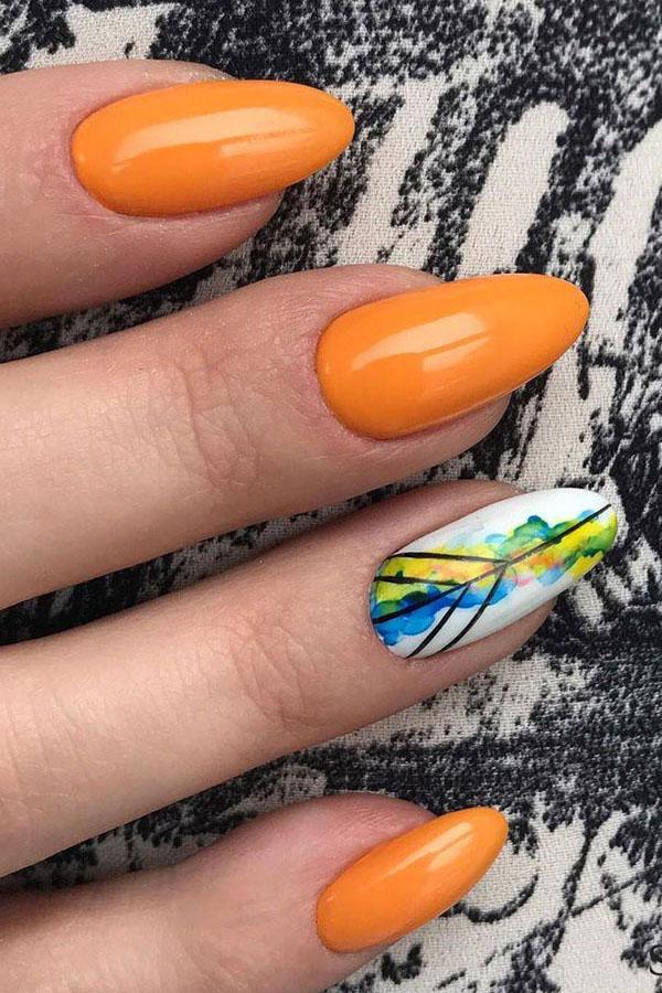 33 Outstanding Oval Nail Art Designs