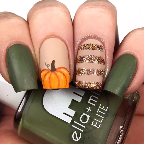 60 Pretty Fall Nail Art Designs For 2019