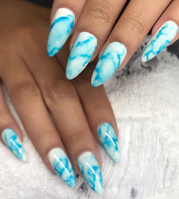 50 Trendy Marble Nail Designs You Must Try