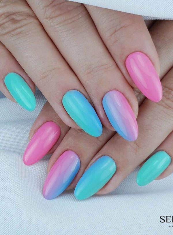 33 Outstanding Oval Nail Art Designs