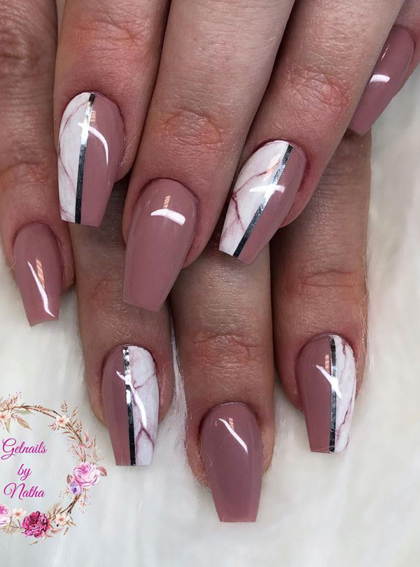 50 Trendy Marble Nail Designs You Must Try