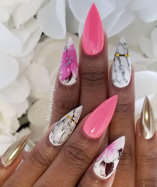 50 Trendy Marble Nail Designs You Must Try