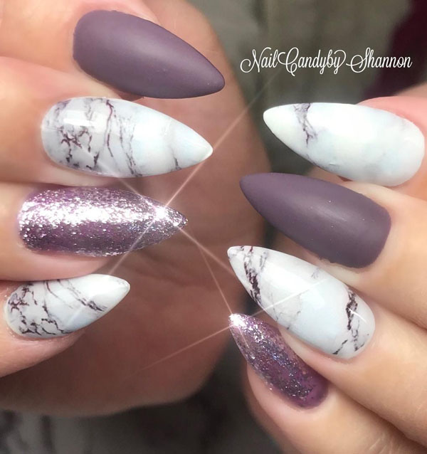 50 Trendy Marble Nail Designs You Must Try