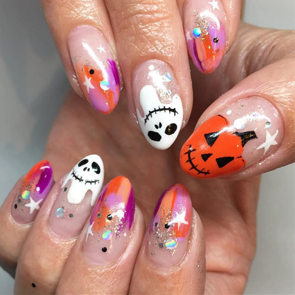 50 Stunning Halloween Nail Art Designs 2022