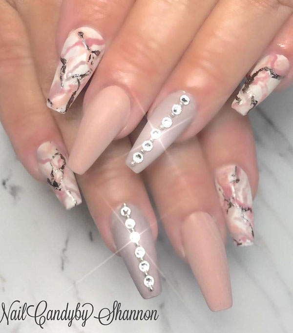 50 Trendy Marble Nail Designs You Must Try