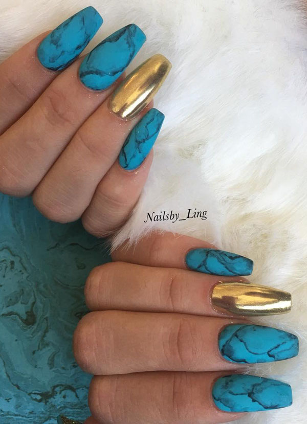 50 Trendy Marble Nail Designs You Must Try