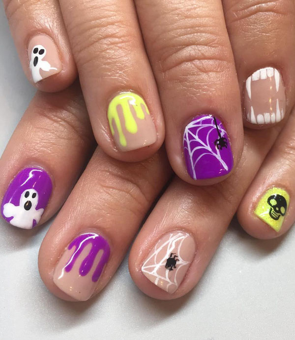 50 Stunning Halloween Nail Art Designs 2022