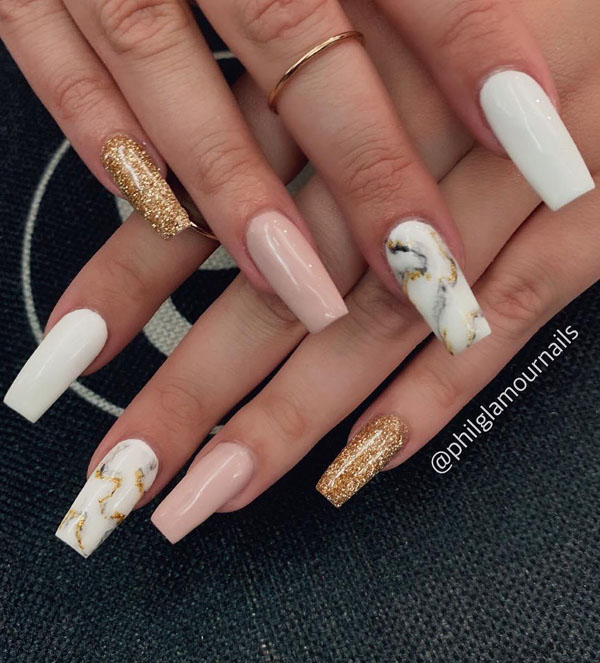 50 Trendy Marble Nail Designs You Must Try