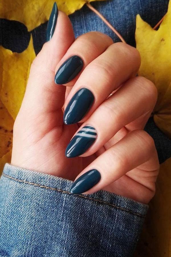 33 Outstanding Oval Nail Art Designs