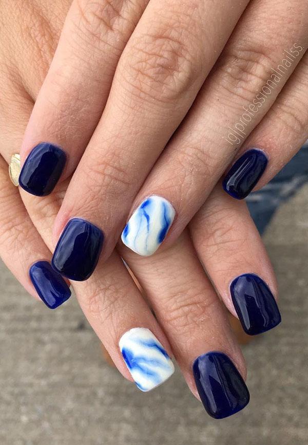 50 Trendy Marble Nail Designs You Must Try